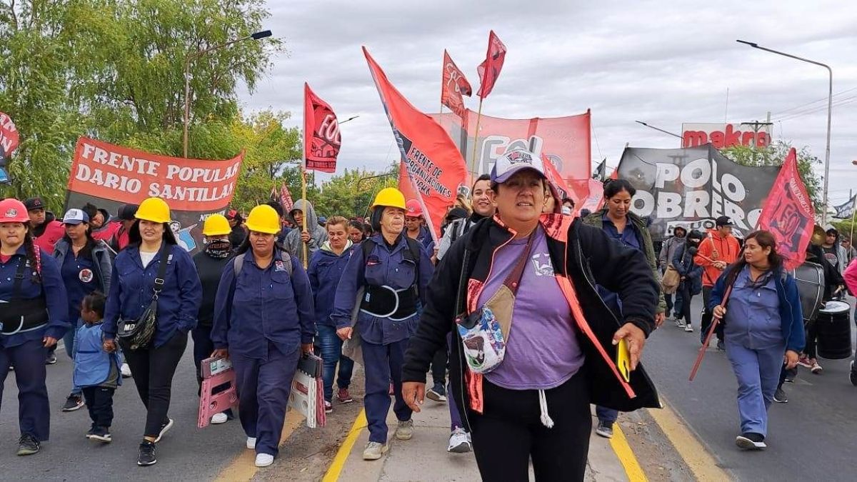 Protesta piquetera por recursos y liberación de detenidos
