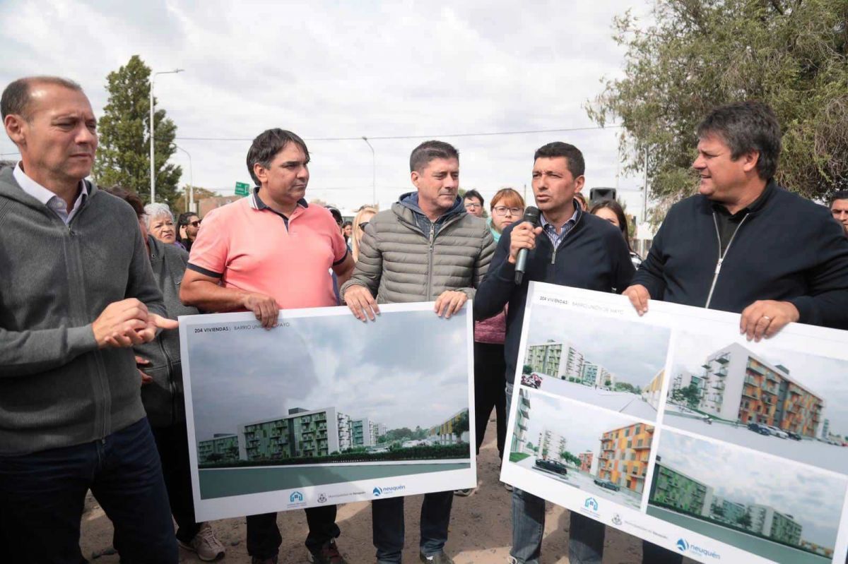 Gaido y Koopmann anunciaron la construcción de departamentos